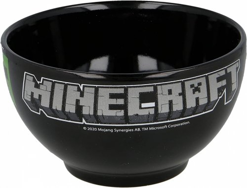 Kulho: Minecraft - Creeper Face, Black (600ml)