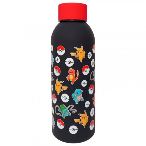 Juomapullo: Pokemon - Small PokeBalls, Black (500ml)