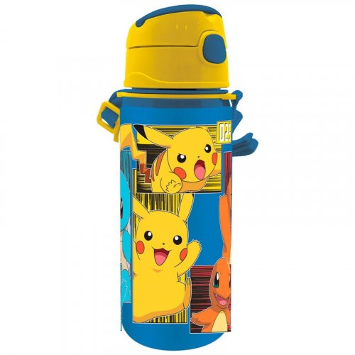 Juomapullo: Pokemon - Pikachu, Blue, Yellow Cap (600ml)