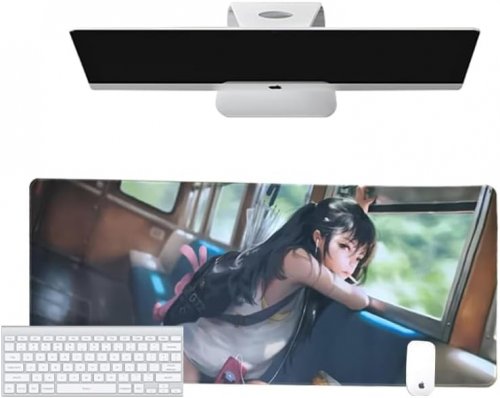 Hiirimatto: Anime Girl On Train (40x90cm)