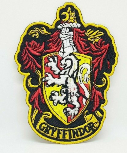 Kangasmerkki: Harry Potter - Gryffindor (11x8cm)