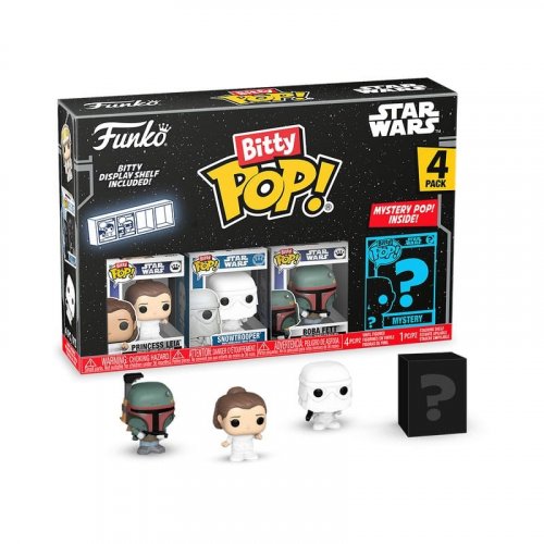 Funko Bitty Pop!: Star Wars - Leia, 4-pack (2,5cm)
