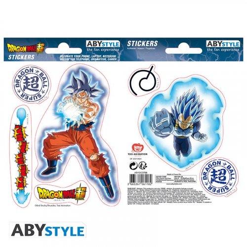 Tarra-arkki: Dragon Ball Super - Goku & Vegeta (16x11cm x2)
