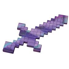 Minecraft: Anniversary Enchanted miekka - violetti
