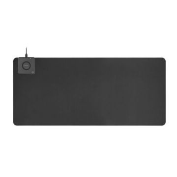 Hiirimatto: Deltaco Office Wireless Charging Mousepad (Musta) (90x40cm)