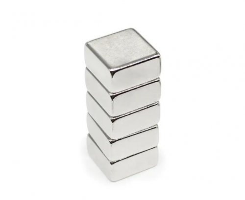 Fidget: Magnetic Cube 10 (Square, Silver)