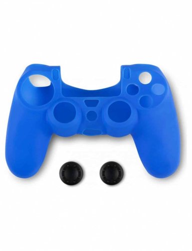 Spartan Gear: Controller Silicon Skin and Thumb Grips (Blue)