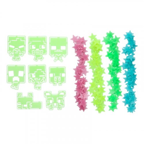 Minecraft: Glow In The Dark Wall Decal Stars