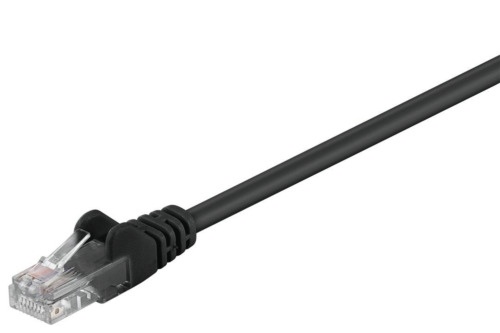 Goobay: Verkkokaapeli RJ45 Musta (1m)