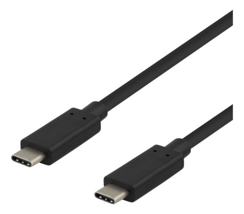 Latauskaapeli: 3.1 USB-C - USB-C 60W (Musta, 1m)