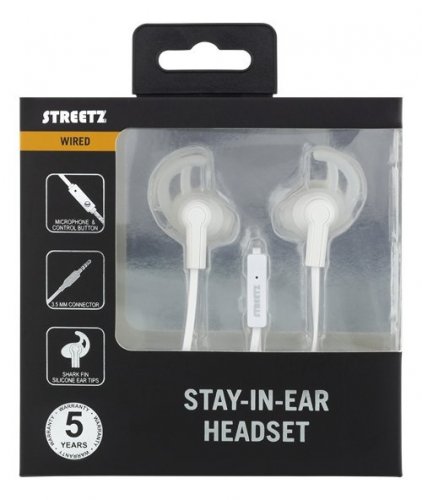 Streetz: Semi-In-Ear Headset (White)
