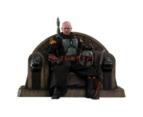 Figu: Star Wars The Mandalorian -Boba Fett and Throne, SE (30cm)