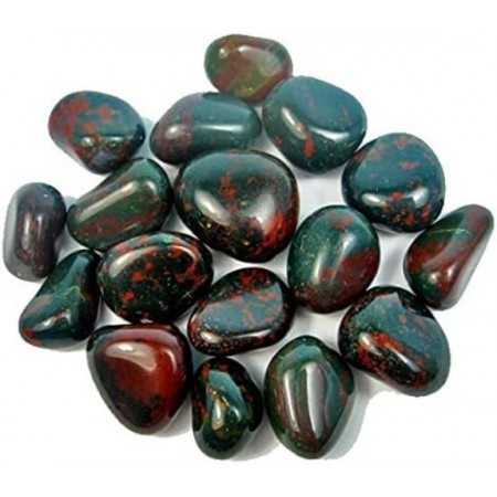 Henkikivet: Large Tumble Stones - Bloodstone (B Grade, 24kpl)