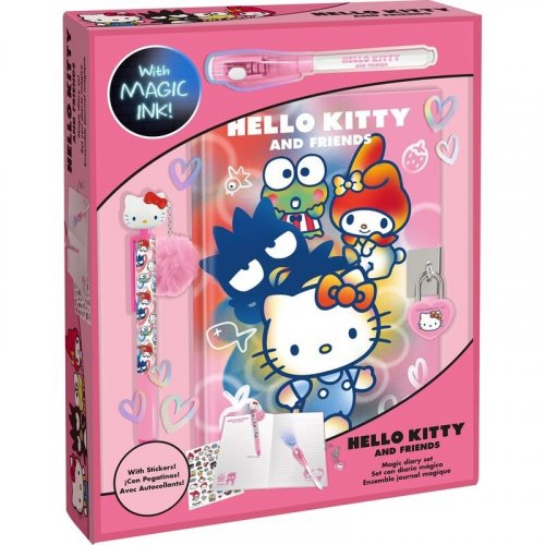 Lahjasetti: Hello Kitty - Diary, Magic Pen, Topper Pen