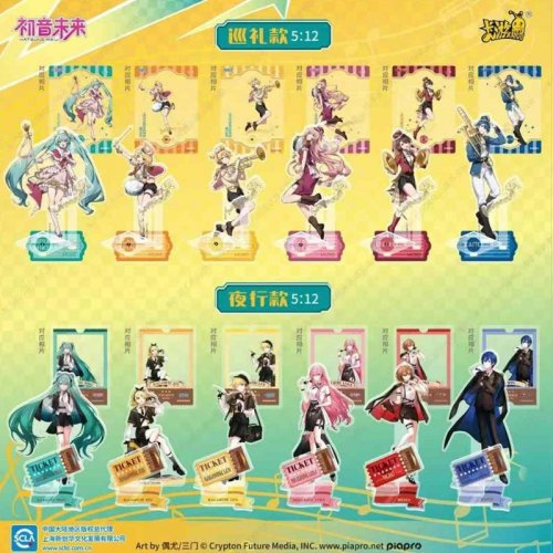 Figu: Hatsune Miku - Kayou, Acrylic Stand And Card (Satunnainen)