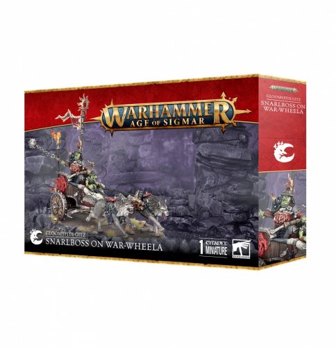 Gloomspite Gitz: Snarlboss / Frazzlegit Shaman On War-Wheela