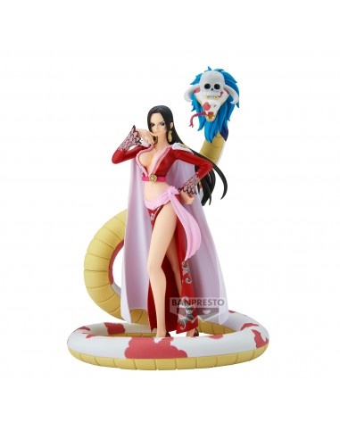 Figu: One Piece - Grandline Series - Boa Hancock + Extra (17cm)