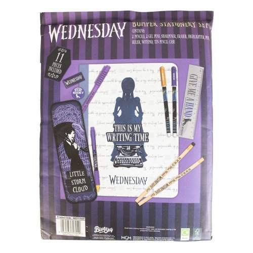 Kirjoitustarvikesetti: Wednesday - This Is My Writing Time