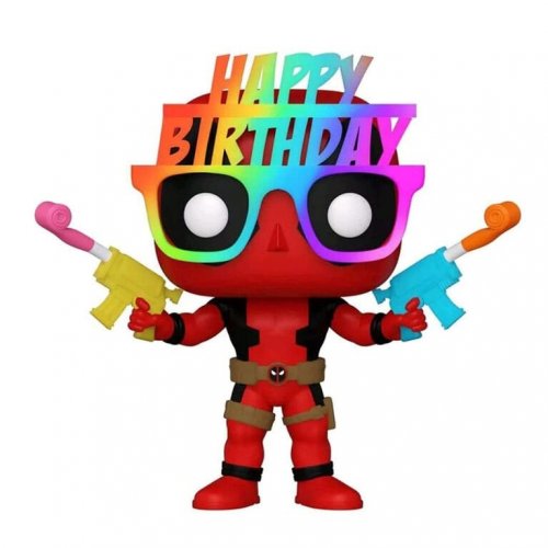 Funko Pop! Marvel: 30th Birthday Glasses Deadpool (9cm)