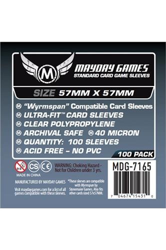 Lautapelisuoja: Mayday Games Wyrmspan Compatible Sleeves (57x57mm) (100)