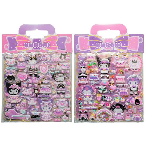 Tarra-arkki: Hello Kitty - Handle Kuromi, Assorted Embossed