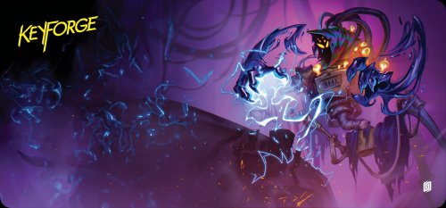 KeyForge: Playmat - Geistoid - "Manifestation" Extra-Wide