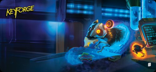 KeyForge: Playmat - Logos - "Quantum Mouse" Extra-Wide