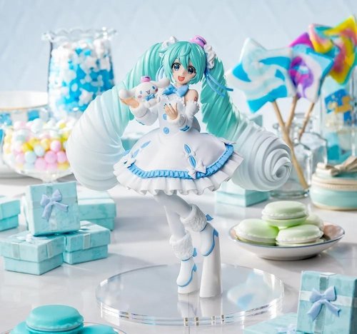 Figu: Hatsune Miku X Cinnamoroll - White Dress Ver. (Luminasta, 19cm)