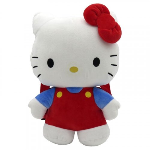 Reppu: Hello Kitty - Red Kitty, Plush Backpack (35cm)