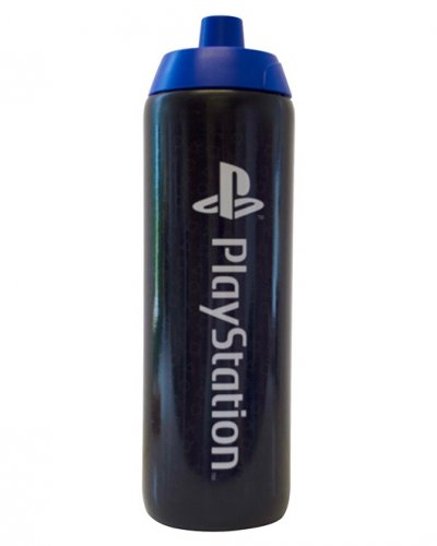Juomapullo: Playstation - Riff Bottle, Blue/Black (700ml)