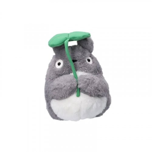 Pehmo: My Neighbor Totoro Nakayoshi - Big Totoro With Leaf 21cm