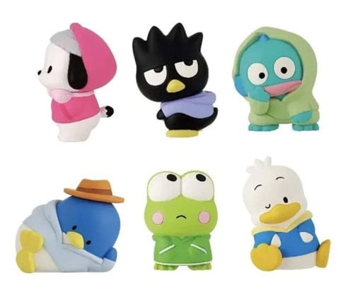 Figu: Sanrio Twinchees - Hapidanbui Hoodie Mini, Satunnainen(5cm)
