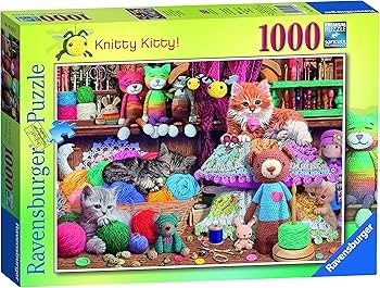 Palapeli: Knitty Kitty (1000)
