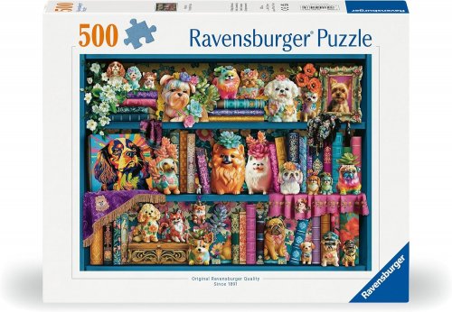 Palapeli: Precious Porcelain Pups (500)