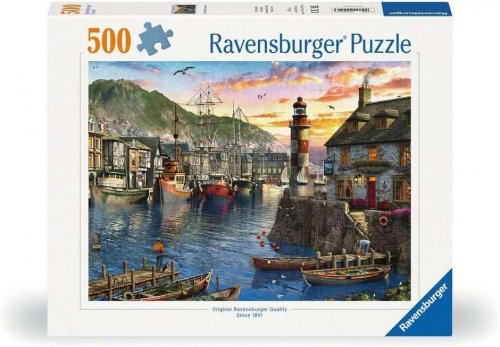 Palapeli: Sunrise At The Port (500)