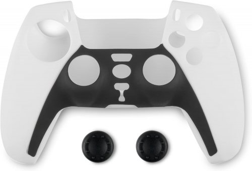 Spartan Gear: Silicon Skin Cover And Thumb Grips (Black/White)