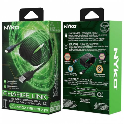 Nyko: Charge Link - USB/USB-C (2,5m)