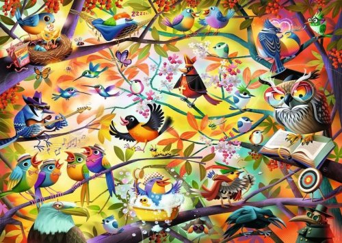 Palapeli: Busy Birdies (1000)