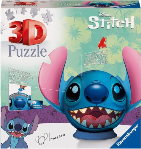 3D Palapeli: Stitch Head (72)