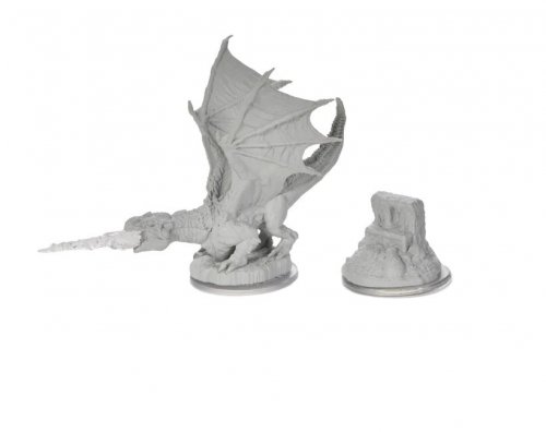 D&D Nolzur's Marvelous Unpainted Minis: White Dragon Wyrmling