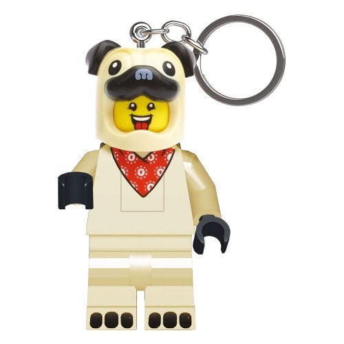 Lego Minifigures Light-up Keychain Pug 8 Cm