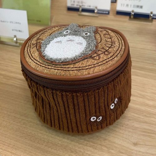 Kukkaro: Ghibli - Totoro Kurosuke Round Log Coin Pouch