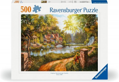 Palapeli: Cottage By The River (500)