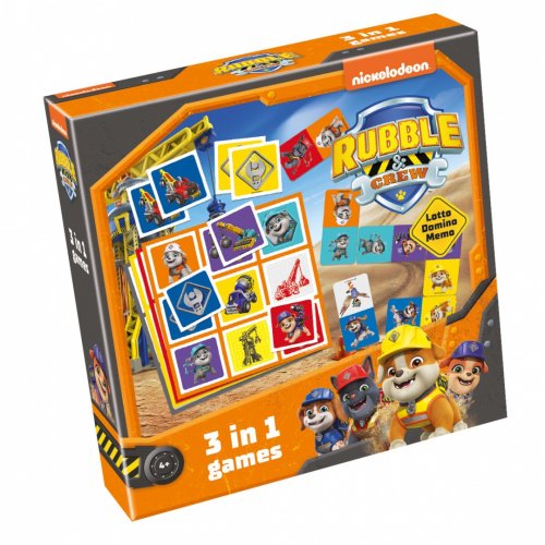 Rollen remmi  3 in 1 Lotto, Domino, Memo peli