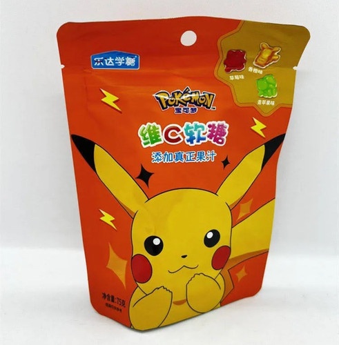 Karkki: Pokemon Vitamin-C Fruit Gummies (75g)