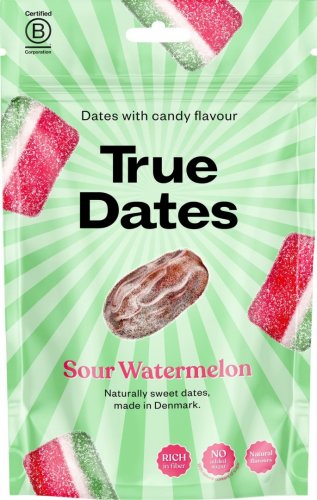 Snack: True Dates Sour Watermelon - Taatelit (100g)
