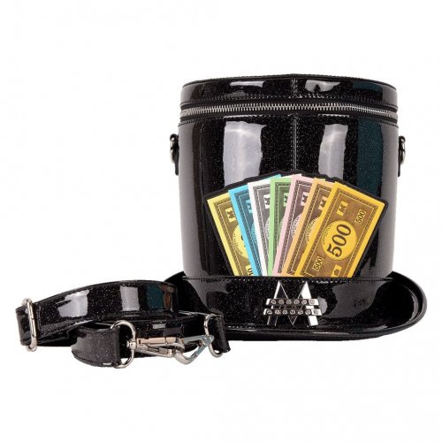 Laukku: Hasbro By Loungefly - Monopoly Top Hat, Crossbody