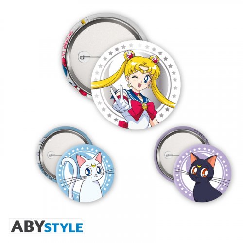 Pinssi: Sailor Moon (3-pack)