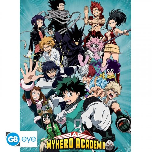 Juliste: My Hero Academia - Heroes (52x38cm)