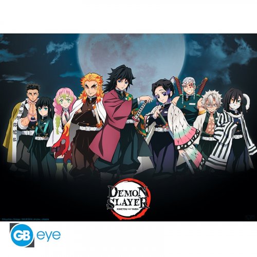 Juliste: Demon Slayer - Pillars, Chibi (52x38cm)